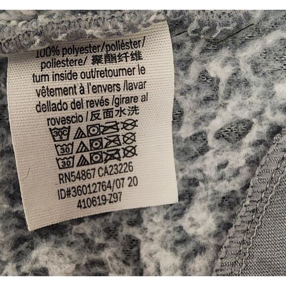 Victoria's Secret Fleece Gray Open Hooded Jacket Size 0/S - Picture 6 of 8